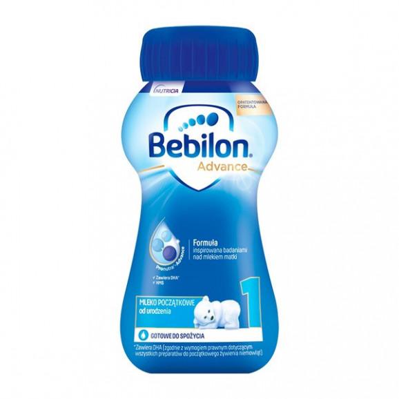 Bebilon 1 Pronutra-Advance, mleko początkowe od urodzenia, płyn, 200 ml, 1 szt. Bebilon 1 Pronutra-Advance, mleko początkowe od urodzenia, płyn, 200 ml, 1 szt. - zdjęcie produktu