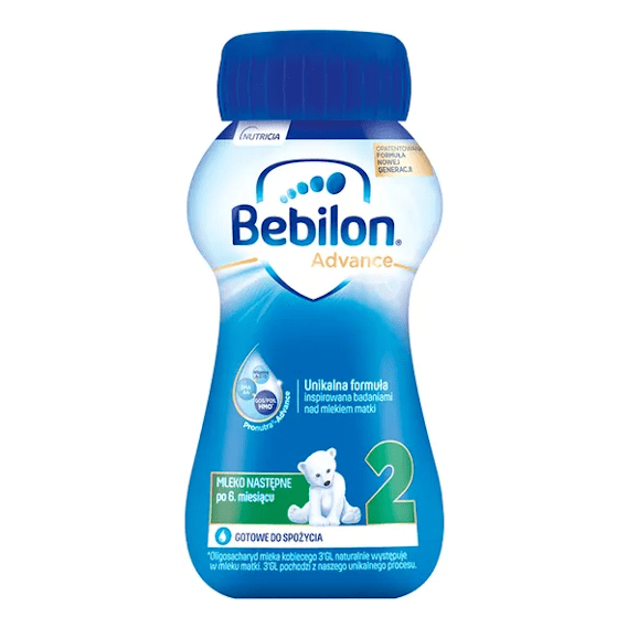 Bebilon 2 Pronutra-Advance, mleko następne po 6 miesiącu, płyn, 200 ml, 1 szt. Bebilon 2 Pronutra-Advance, mleko następne po 6 miesiącu, płyn, 200 ml, 1 szt. - zdjęcie produktu