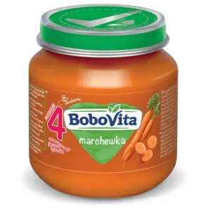 BoboVita Pierwsza Łyżeczka Obiadek, marchewka, po 4 miesiącu, 125 g - zdjęcie produktu