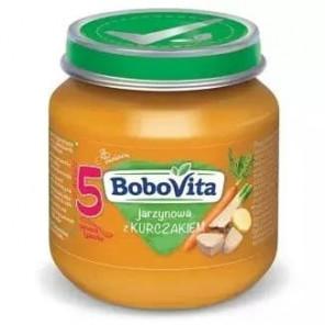 BoboVita Pierwsza Łyżeczka Zupka, jarzynowa z kurczakiem, po 5 miesiącu, 125 g - zdjęcie produktu