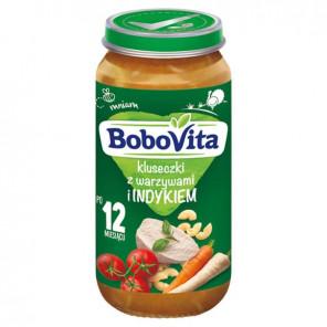BoboVita Junior, kluseczki z warzywami i indykiem, 250 g - zdjęcie produktu