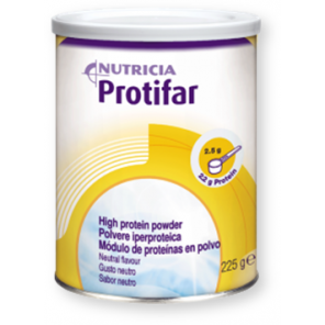 Protifar, produkt wysokobiałkowy, proszek, smak neutralny, 225g - zdjęcie produktu
