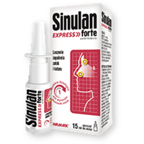 Sinulan Express Forte, aerozol do nosa, 15 ml - zdjęcie produktu