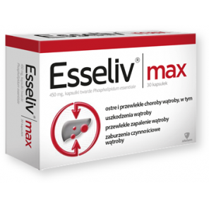 Esseliv Max, 450 mg, kapsułki twarde, 30 szt. - zdjęcie produktu