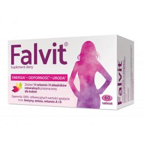 Falvit, tabletki drażowane, 60 szt. - zdjęcie produktu