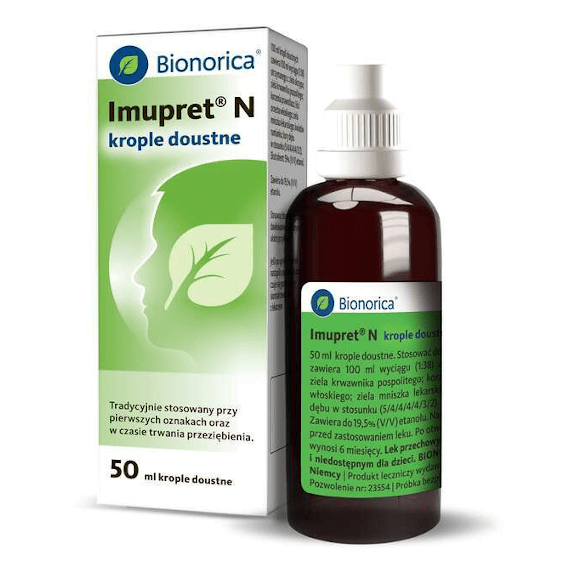Imupret N, krople doustne, 50 ml Imupret N, krople doustne, 50 ml - zdjęcie produktu