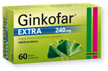 Ginkofar Extra, 240 mg, tabletki powlekane, 60 szt.