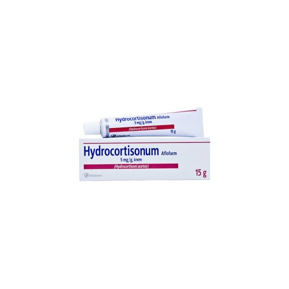 Hydrocortisonum Aflofarm, 5 mg/g, krem, 15g Hydrocortisonum Aflofarm, 5 mg/g, krem, 15g - zdjęcie produktu