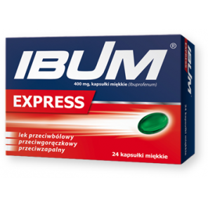 Ibum Express, 400 mg, kapsułki miękkie, 24 szt. - zdjęcie produktu