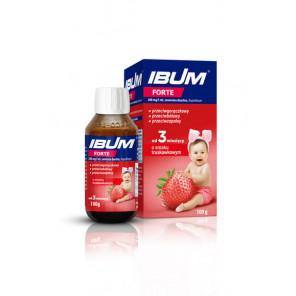 Ibum Forte, 200 mg/5ml, zawiesina doustna, smak truskawkowy, 100 g - zdjęcie produktu