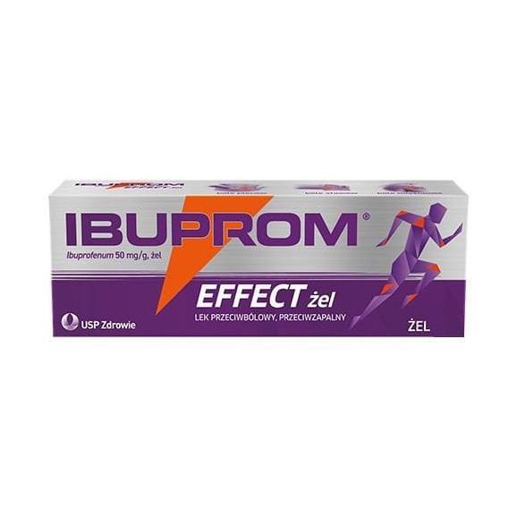 Ibuprom Effect, 50 mg/g, żel, 60 g Ibuprom Effect, 50 mg/g, żel, 60 g - zdjęcie produktu