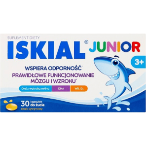 Iskial Junior, kapsułki do żucia, 30 szt. - zdjęcie produktu
