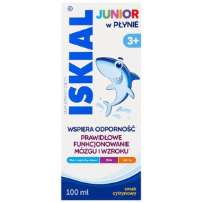 Iskial Junior, płyn, smak cytrynowy, 100 ml - zdjęcie produktu