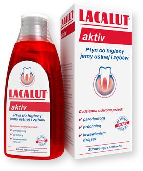 Lacalut activ, płyn do płukania ust, 300 ml