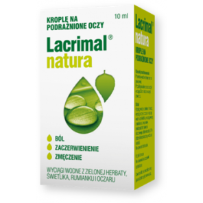 Lacrimal natura, krople do oczu, 10 ml - zdjęcie produktu