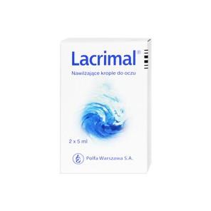 Lacrimal, krople do oczu, nawilżające, 2 x 5 ml - zdjęcie produktu