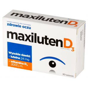 Maxiluten D3, tabletki, 30 szt. - zdjęcie produktu