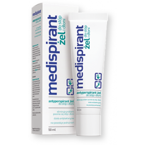 Medispirant, antyperspirant żel do stóp i dłoni, 50 ml - zdjęcie produktu