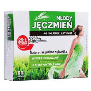 Młody Jęczmień, tabletki, 60 szt. (Colfarm) - zdjęcie produktu
