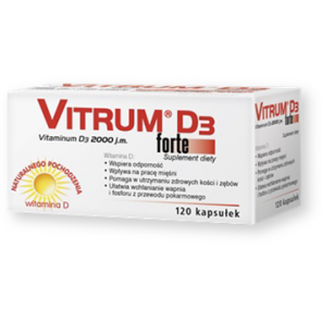 Vitrum D3 Forte, kapsułki, 120 szt. (Takeda) - zdjęcie produktu