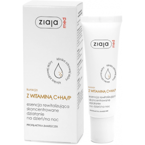 Ziaja Med Kuracja Dermatologiczna z witaminą C, esencja rewitalizująca na dzień i na noc, 30 ml - zdjęcie produktu
