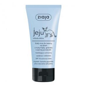 Ziaja jeju młoda skóra, biały mus do twarzy na dzień, 50 ml - zdjęcie produktu