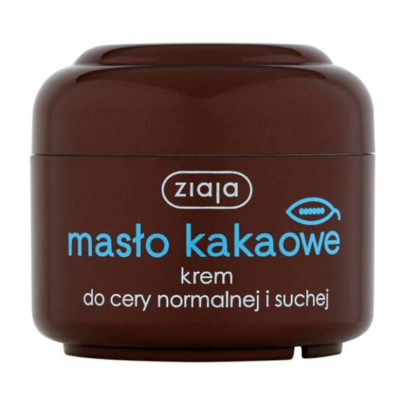 Ziaja Masło Kakaowe, krem, skóra normalna i sucha, 50 ml Ziaja Masło Kakaowe, krem, skóra normalna i sucha, 50 ml - zdjęcie produktu