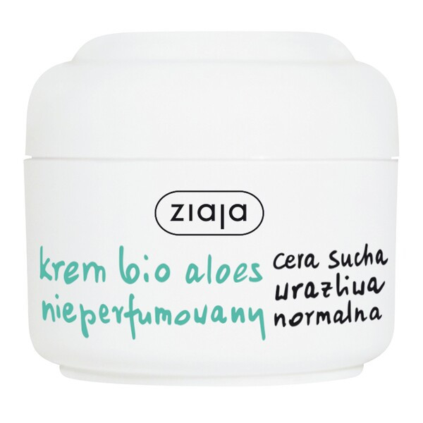 Ziaja Bio Aloes, krem aloesowy, nieperfumowany, 50 ml