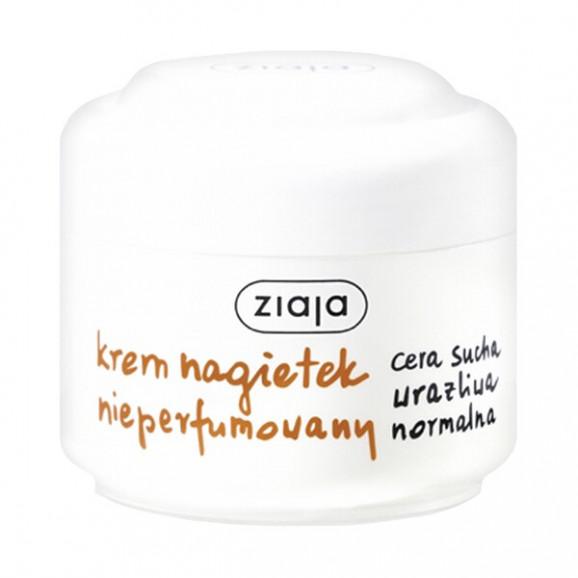 Ziaja, krem nagietek nieperfumowany, cera sucha, wrażliwa, normalna, 50 ml Ziaja, krem nagietek nieperfumowany, cera sucha, wrażliwa, normalna, 50 ml - zdjęcie produktu