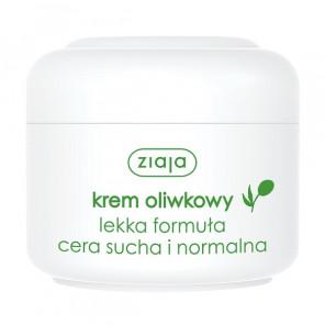 Ziaja, krem oliwkowy, lekka formuła, cera sucha i normalna, 50 ml - zdjęcie produktu