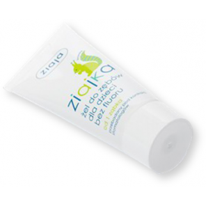 Ziaja, Ziajka, żel do zębów dla dzieci bez fluoru, 50 ml - zdjęcie produktu