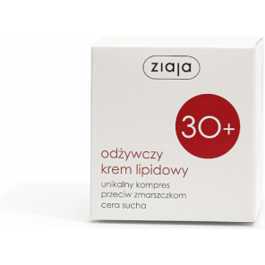 Ziaja 30+, krem odżywczy lipidowy, 50 ml - zdjęcie produktu