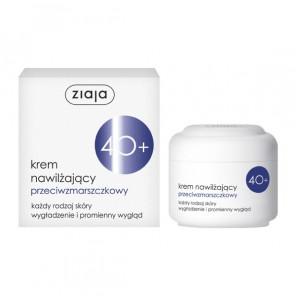 Ziaja 40+, krem nawilżający, przeciwzmarszczkowy, 50 ml - zdjęcie produktu