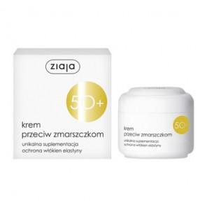 Ziaja 50+, krem przeciw zmarszczkom, 50 ml - zdjęcie produktu