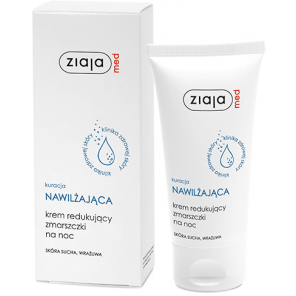 Ziaja Med, nawilżający krem redukujący zmarszczki, na noc, 50 ml - zdjęcie produktu