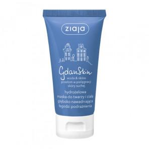 Ziaja GdanSkin, woda&skóra, hydrożelowa maska do twarzy i ciała, głęboko nawadniająca, 50 ml - zdjęcie produktu