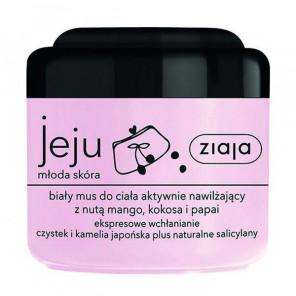Ziaja Jeju, biały mus nawilżający do ciała, 200 ml - zdjęcie produktu