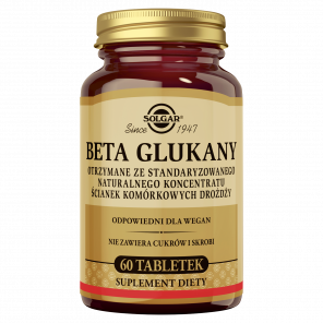 Solgar Beta Glukany, tabletki, 60 szt. - zdjęcie produktu