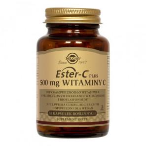 Solgar Ester-C Plus, 500 mg witaminy C, kapsułki, 50 szt. - zdjęcie produktu