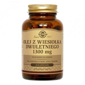 Solgar Olej z wiesiołka dwuletniego, 1300 mg, kapsułki, 30 szt. - zdjęcie produktu