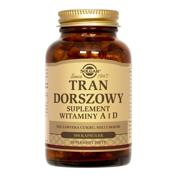 Solgar Tran Dorszowy, kapsułki, 100 szt.