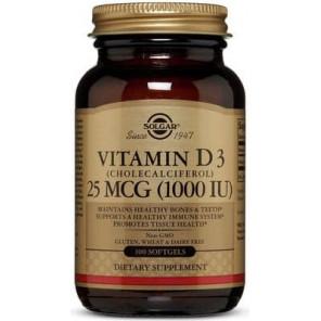 Solgar Witamina D3 50 ug, kapsułki, 100 szt. - zdjęcie produktu