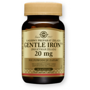 Solgar Gentle Iron Łagodny Preparat żelaza, kapsułki, 90 szt. - zdjęcie produktu