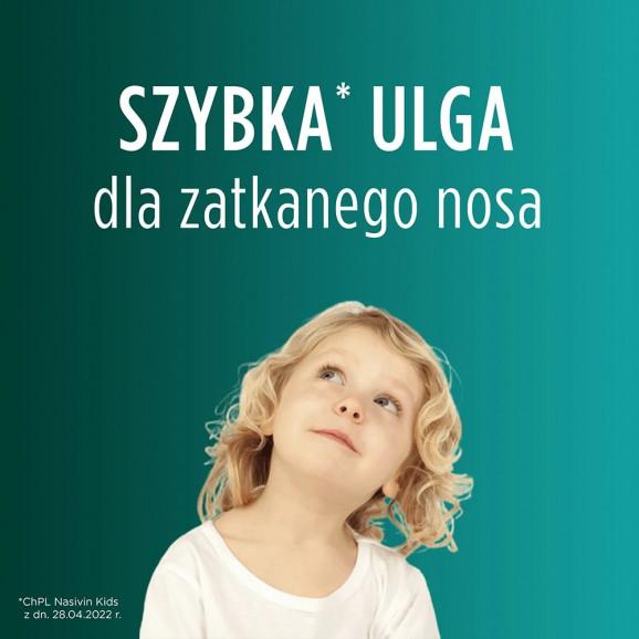 Nasivin Kids 0,025%, aerozol do nosa, 10 ml - zdjęcie produktu