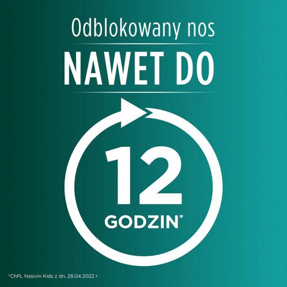 Nasivin Kids 0,025%, aerozol do nosa, 10 ml - zdjęcie produktu