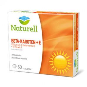 Naturell Beta-Karoten + E, tabletki, 60 szt. - zdjęcie produktu