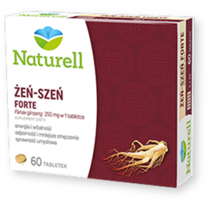 Naturell Żeń-Szeń Forte, tabletki, 60 szt. - zdjęcie produktu