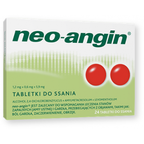 Neo-Angin, tabletki do ssania, 24 szt. - zdjęcie produktu