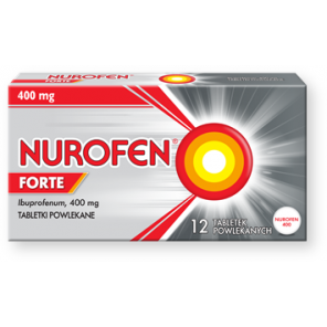 Nurofen Forte, 400 mg, tabletki powlekane, 12 szt. - zdjęcie produktu