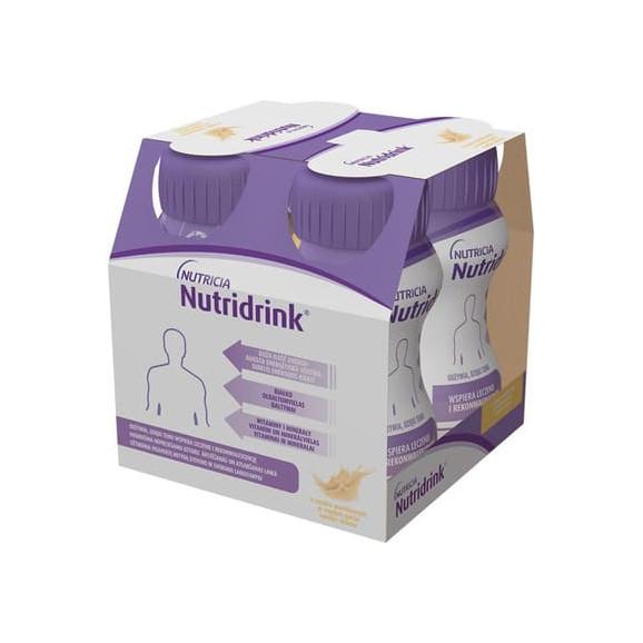 Nutridrink, smak waniliowy, płyn, 4 x 125 ml Nutridrink, smak waniliowy, płyn, 4 x 125 ml - zdjęcie produktu
